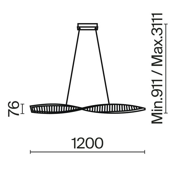 Подвесной светильник Maytoni P097PL-L36BS3K, изображение 10