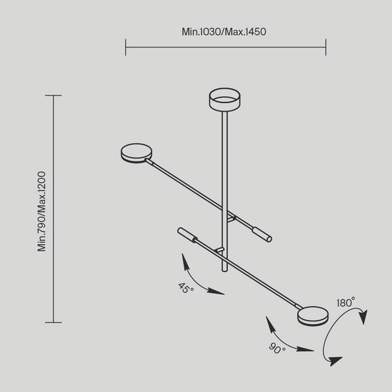 Потолочный светильник Maytoni MOD070CL-L15B3K1, изображение 7