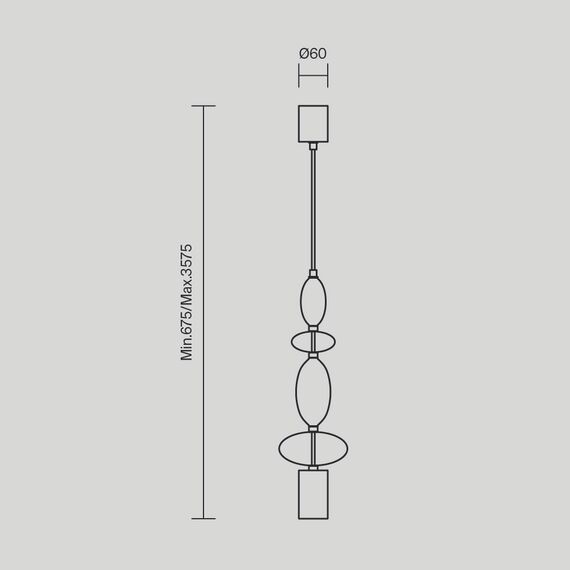 Подвесной светильник Maytoni MOD071PL-L8B3K2, изображение 11