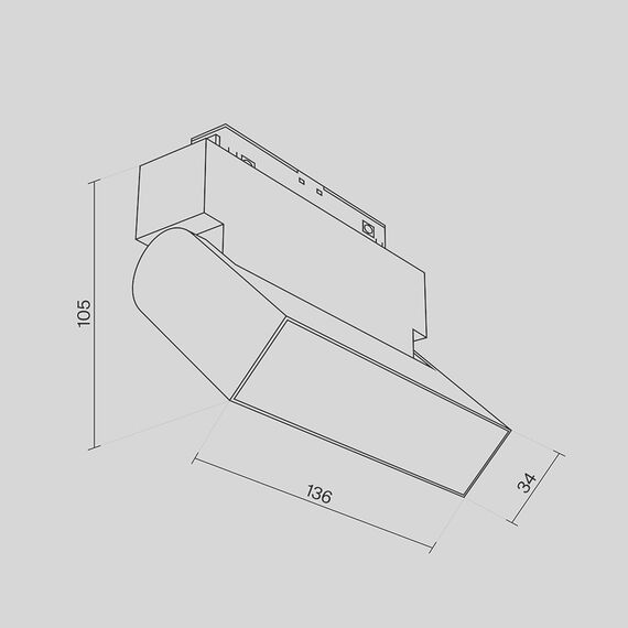 Трековый светильник Technical TR075-2-10W3K-B, изображение 11