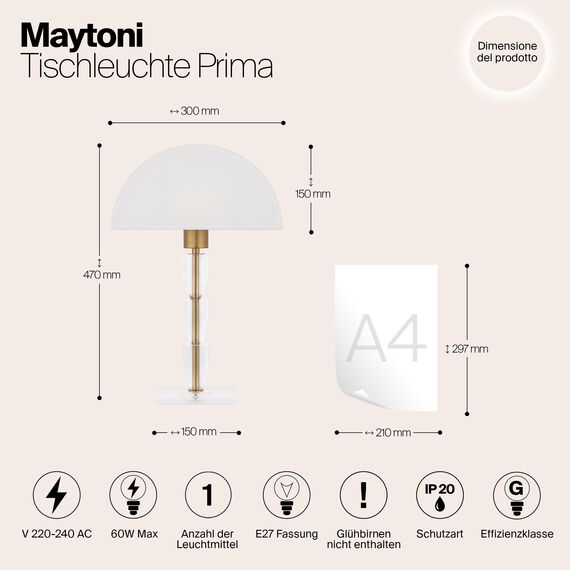 Настольный светильник Maytoni Z034TL-01BZ, изображение 14