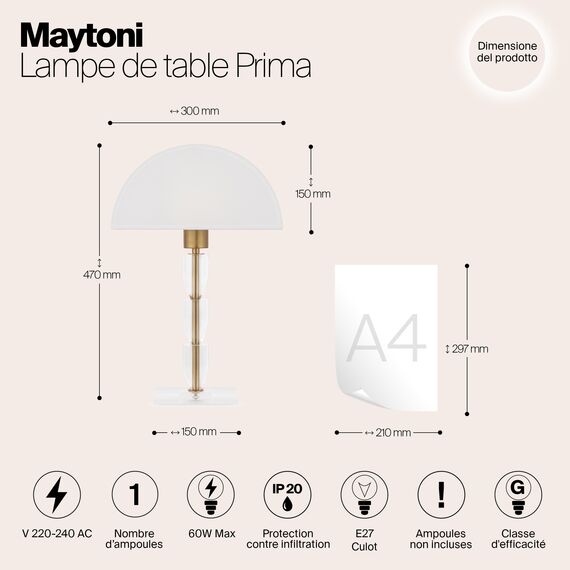 Настольный светильник Maytoni Z034TL-01BZ, изображение 18