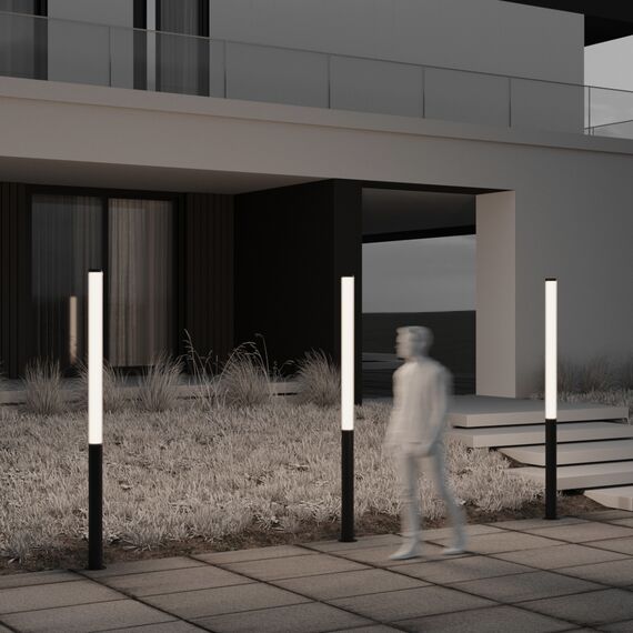 Садово-парковый светильник Outdoor O467FL-L100B3K, изображение 2