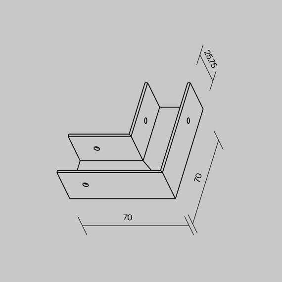 Комплектующие для уличной трековой системы Outdoor O-TR001-AC90, изображение 6