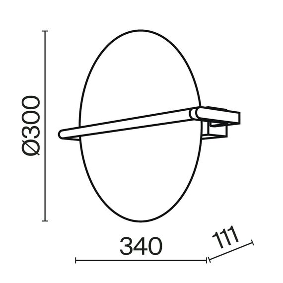 Настенный светильник (бра) Maytoni MOD279WL-L14G3K, изображение 3