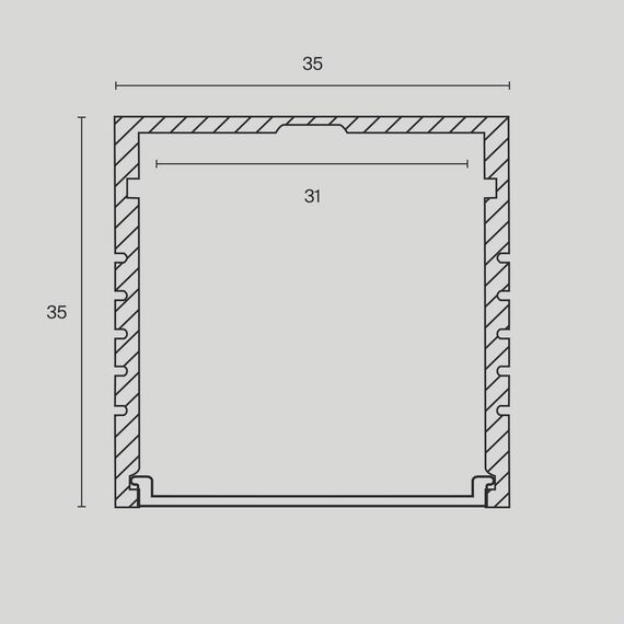 Комплектующие к светодиодной ленте Led Strip ALM-3535A-S-2M, изображение 2