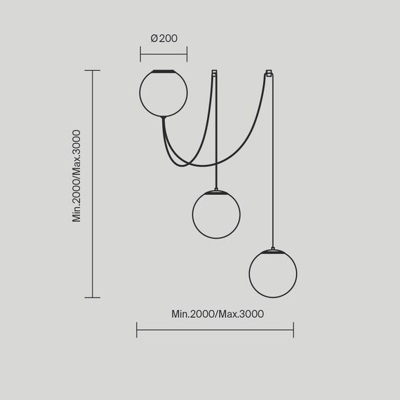 Подвесной светильник Maytoni MOD427PL-L30B3K1, изображение 6