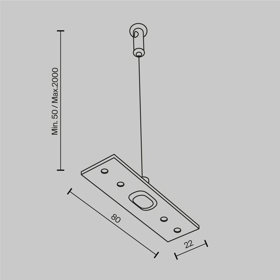 Комплектующие для накладной трековой системы Technical TRA034SW-2W, изображение 6