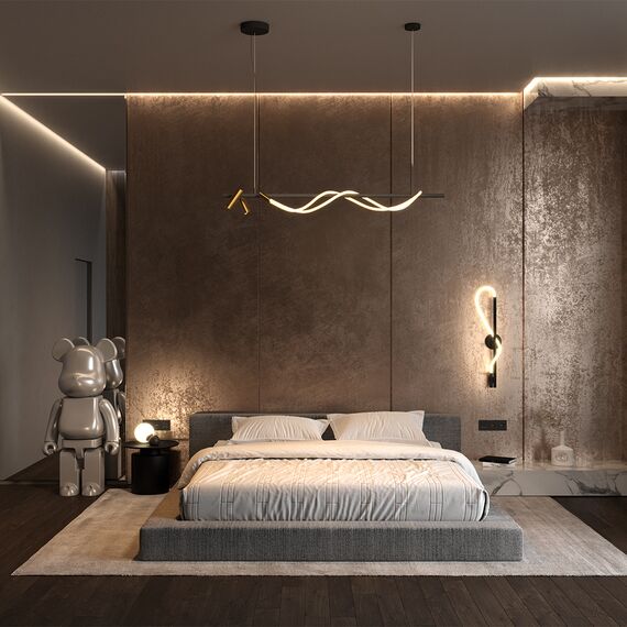 Подвесной светильник Maytoni MOD166PL-L30GB3K, изображение 7