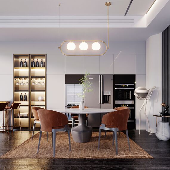 Подвесной светильник Maytoni MOD221PL-03BS, изображение 12