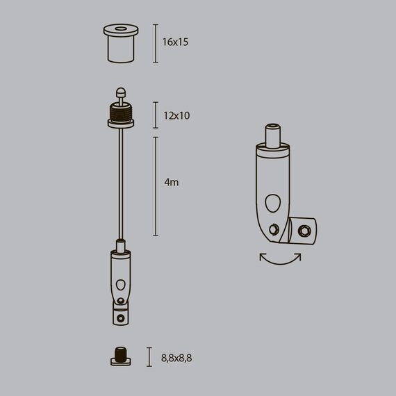 Комплектующие к светодиодной ленте Led Strip ALM-3535R-P-4M, изображение 3