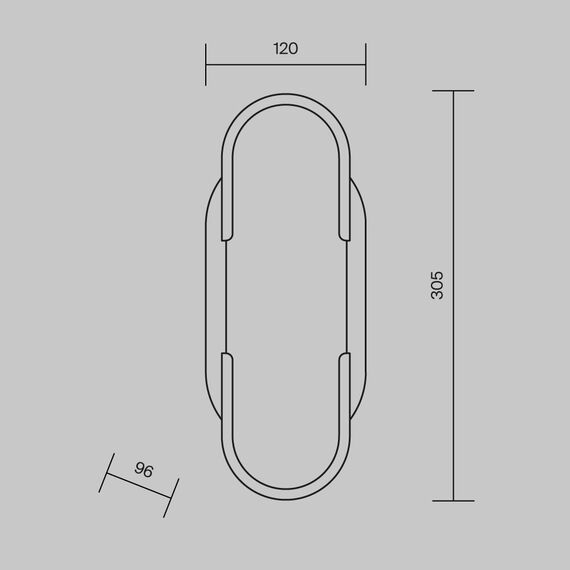 Настенный светильник (бра) Maytoni MOD099WL-01G3, изображение 3