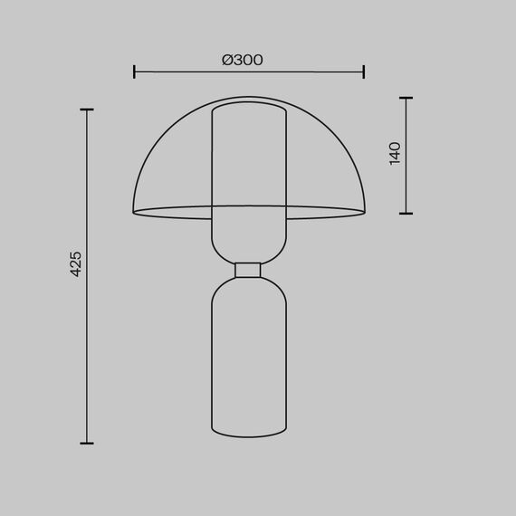 Настольный светильник Maytoni MOD177TL-01B, изображение 3