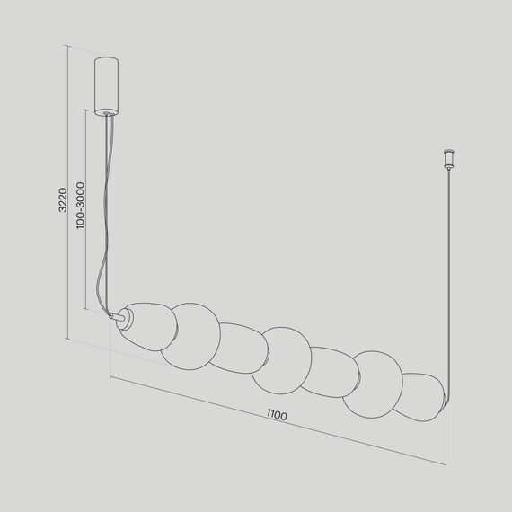 Подвесной светильник Maytoni MOD267PL-L42CH3K, изображение 6