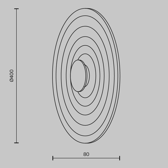 Настенный светильник (бра) Maytoni MOD400WL-L5W3K, изображение 9