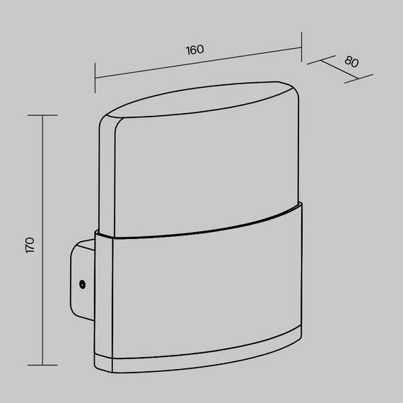 Настенный светильник (бра) Outdoor O442WL-L12GF3K1, изображение 14