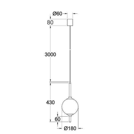 Подвесной светильник Maytoni Z020PL-L6BS3K, изображение 2