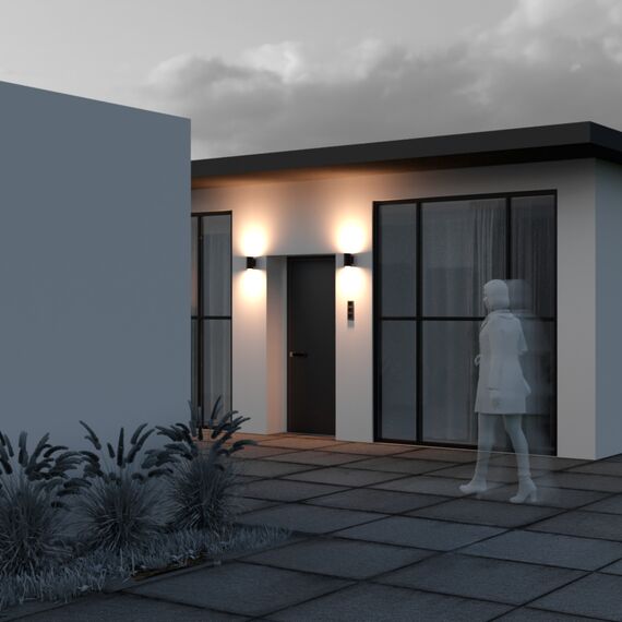 Настенный светильник (бра) Outdoor O303WL-L10GF3K, изображение 13