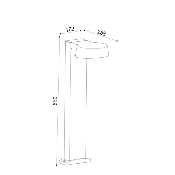 Ландшафтный светильник Outdoor O443FL-L12GF3K, изображение 2