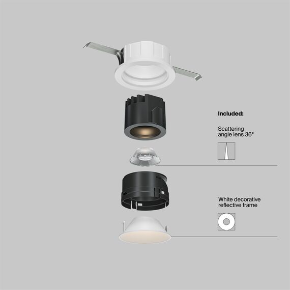 Встраиваемый светильник Technical DL057-7W3K-W, изображение 13