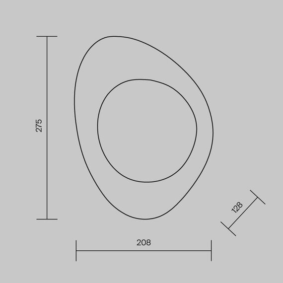 Настенный светильник (бра) Maytoni MOD306WL-01CH, изображение 4