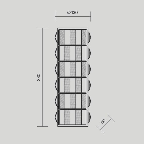 Настенный светильник (бра) Maytoni MOD336WL-L35G3K, изображение 6