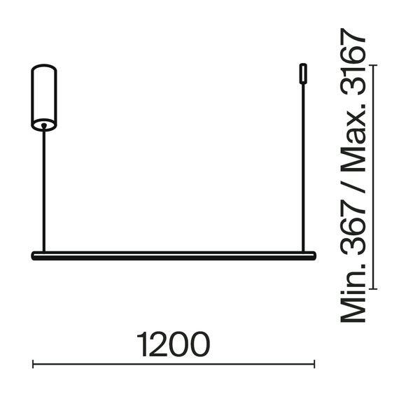 Подвесной светильник Maytoni MOD246PL-L24BK, изображение 2