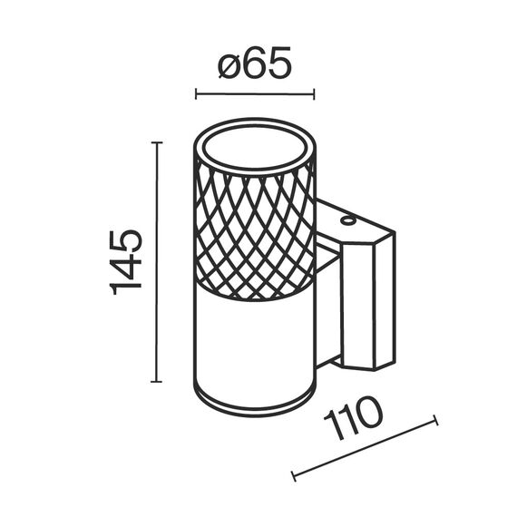 Настенный светильник (бра) Outdoor O583WL-01W, изображение 4