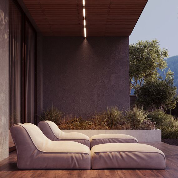 Уличный трековый светильник Outdoor O-TR01-2-S-10WB3K, изображение 2