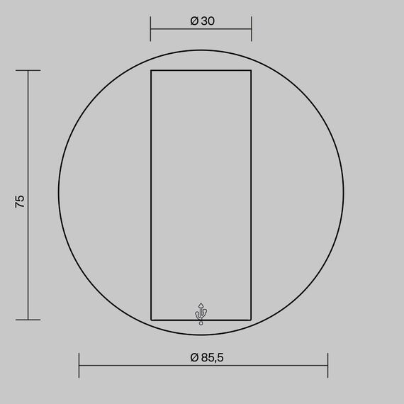 Настенный светильник (бра) Technical C081WL-L3WBS3K, изображение 9