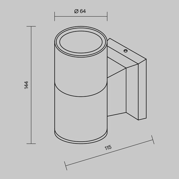 Настенный светильник (бра) Outdoor O574WL-01W, изображение 3