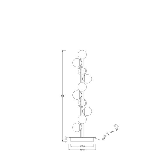 Настольный светильник Maytoni MOD081TL-L14G3K, изображение 14