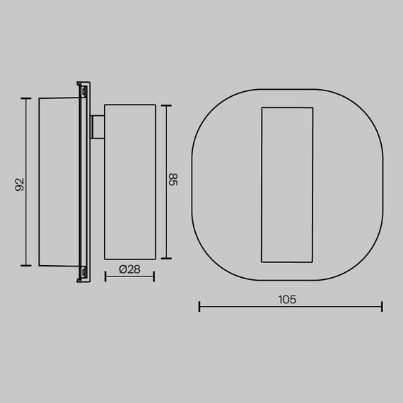 Настенный светильник (бра) Technical C175WL-9W-2.7-4K-W, изображение 7