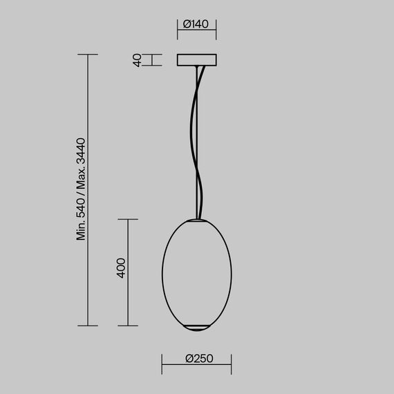 Подвесной светильник Maytoni MOD397PL-L19CH3K, изображение 9