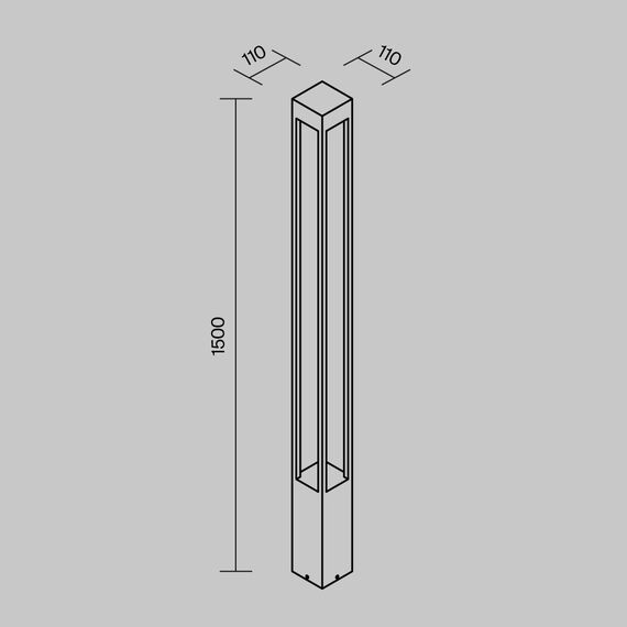 Садово-парковый светильник Outdoor O424FL-L20GF, изображение 13