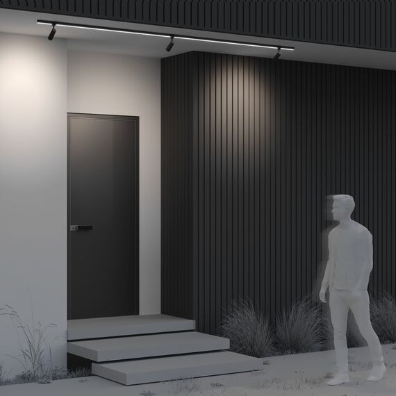 Уличный трековый светильник Outdoor O-TR01-1-S-8WB3K, изображение 8