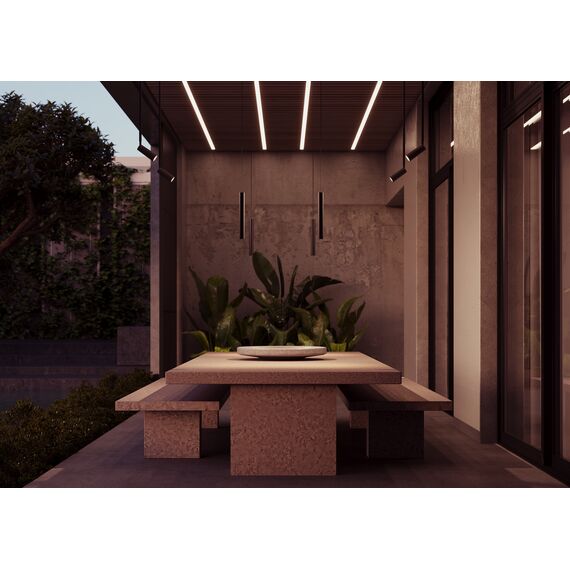 Уличный трековый светильник Outdoor O-TR01-1-S-8WB3K, изображение 4