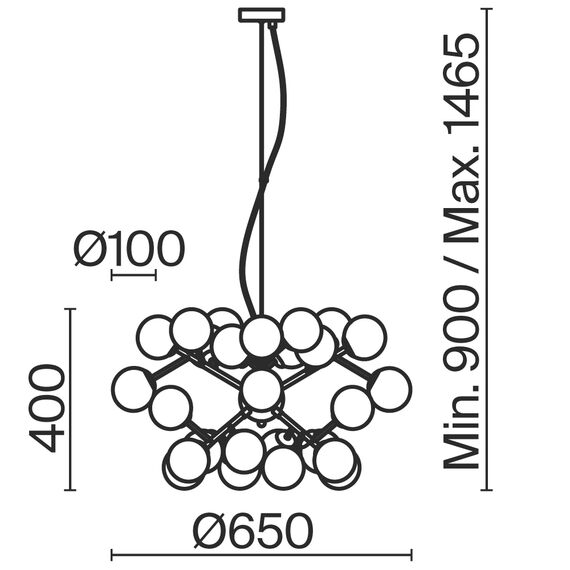 Подвесной светильник Maytoni MOD545PL-24BS, изображение 3