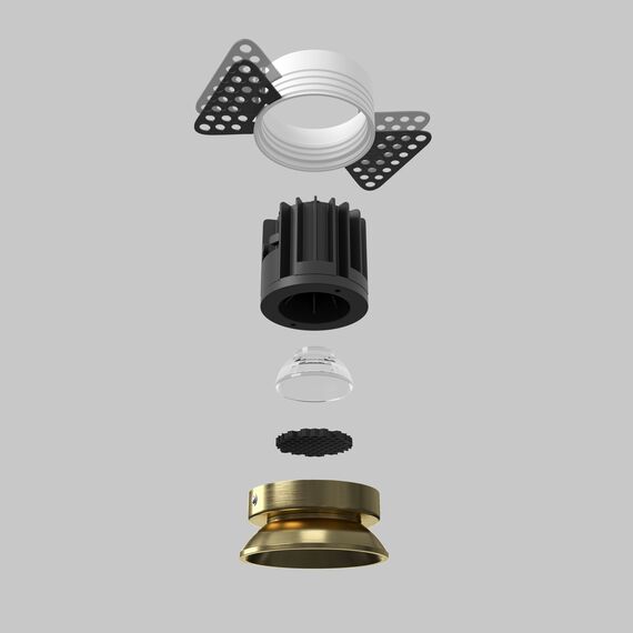 Встраиваемый светильник Technical DL058-7W4K-TRS-BS, изображение 8