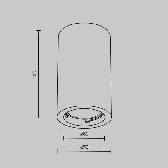 Потолочный светильник Technical C003CW-01W-1, изображение 7