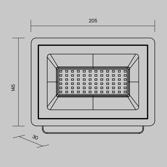 Прожектор Outdoor FL001-L50B4K, изображение 9