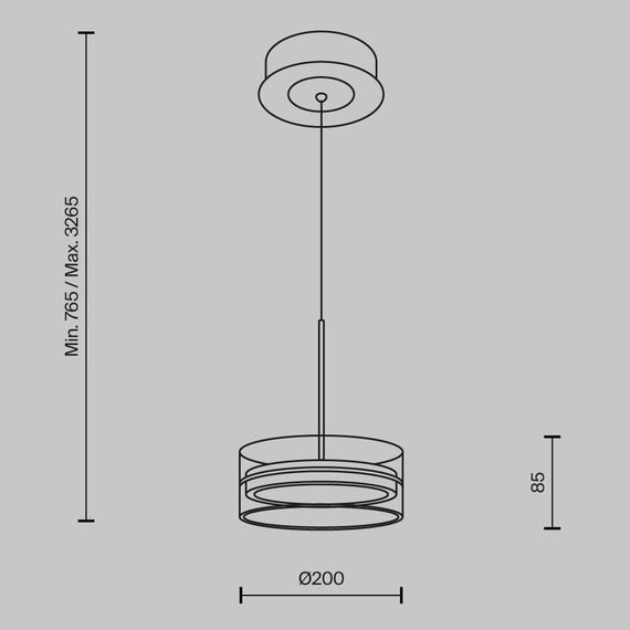 Подвесной светильник Maytoni MOD348PL-L14BBS3K, изображение 13