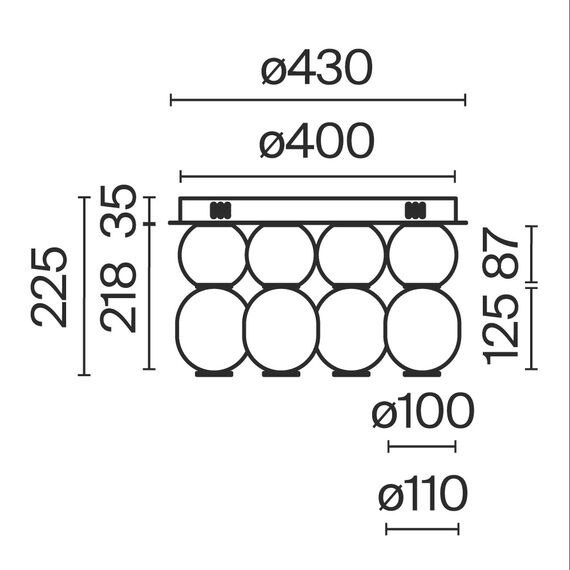 Потолочный светильник Maytoni MOD273CL-L60CH3K, изображение 3