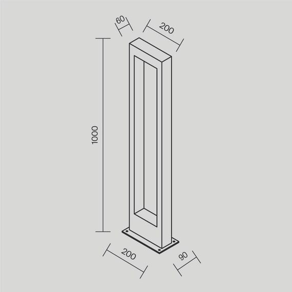 Ландшафтный светильник Outdoor O425FL-L10GF, изображение 14