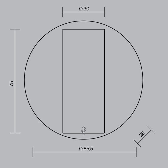 Настенный светильник (бра) Technical C079WL-L3W3K, изображение 9