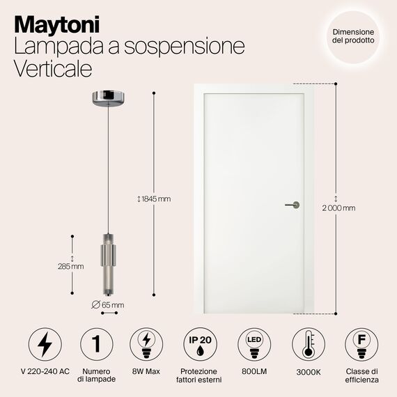 Подвесной светильник Maytoni MOD308PL-L9CH3K, изображение 3