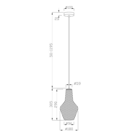 Подвесной светильник Maytoni P054PL-01B1, изображение 8