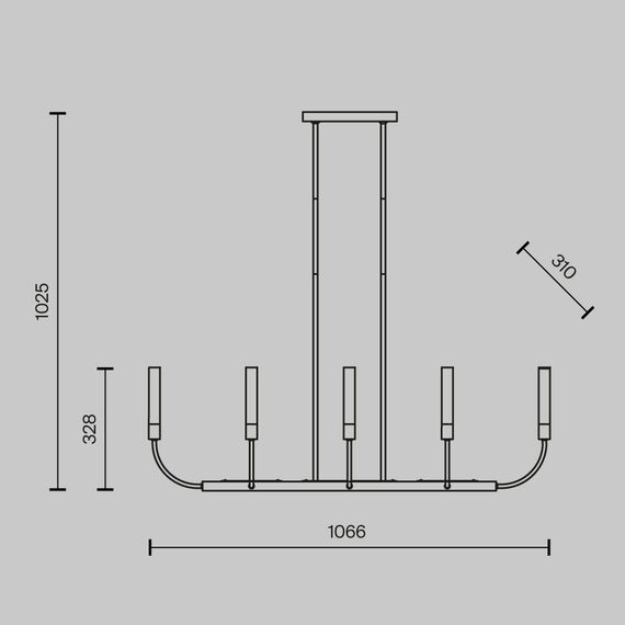 Потолочный светильник Maytoni MOD423CL-08C, изображение 3