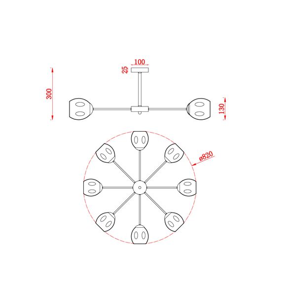 Подвесной светильник Freya FR5223PL-08C, изображение 17