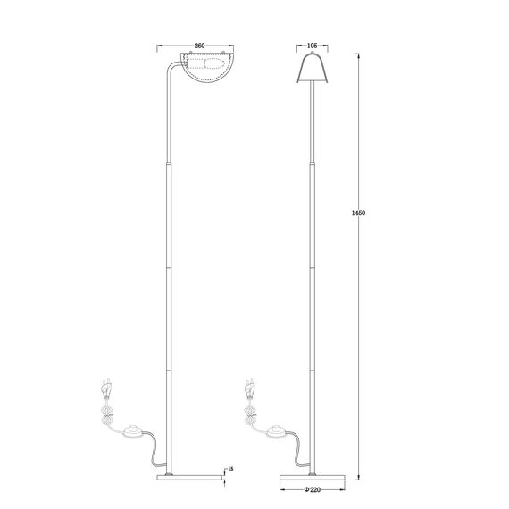 Напольный светильник (торшер) Freya FR5228FL-01W, изображение 2